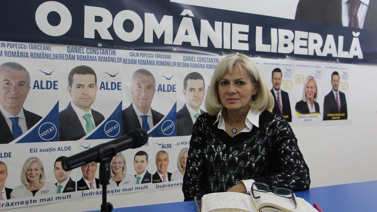 Deputatul Cornelia Negruţ: „Alegătorii liberali trebuie să voteze ALDE, un partid liberal, nu PNL, un partid al compromisurilor”