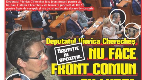 Opoziție în opoziție. Depuatul Viorica Cherecheș NU FACE FRONT COMUN CU LUPTA ANTICORUPȚIE!