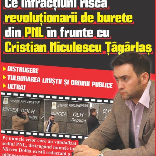 Ce infracțiuni riscă revoluționarii de burete din PNL în frunte cu Cristian Niculescu Țâgârlaș > DISTRUGERE > TULBURAREA LINIȘTII ȘI ORDINII PUBLICE > ULTRAJ