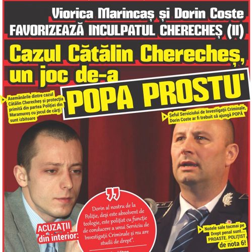 Cazul Cătălin Cherecheș, un joc de-a POPA PROSTU’
