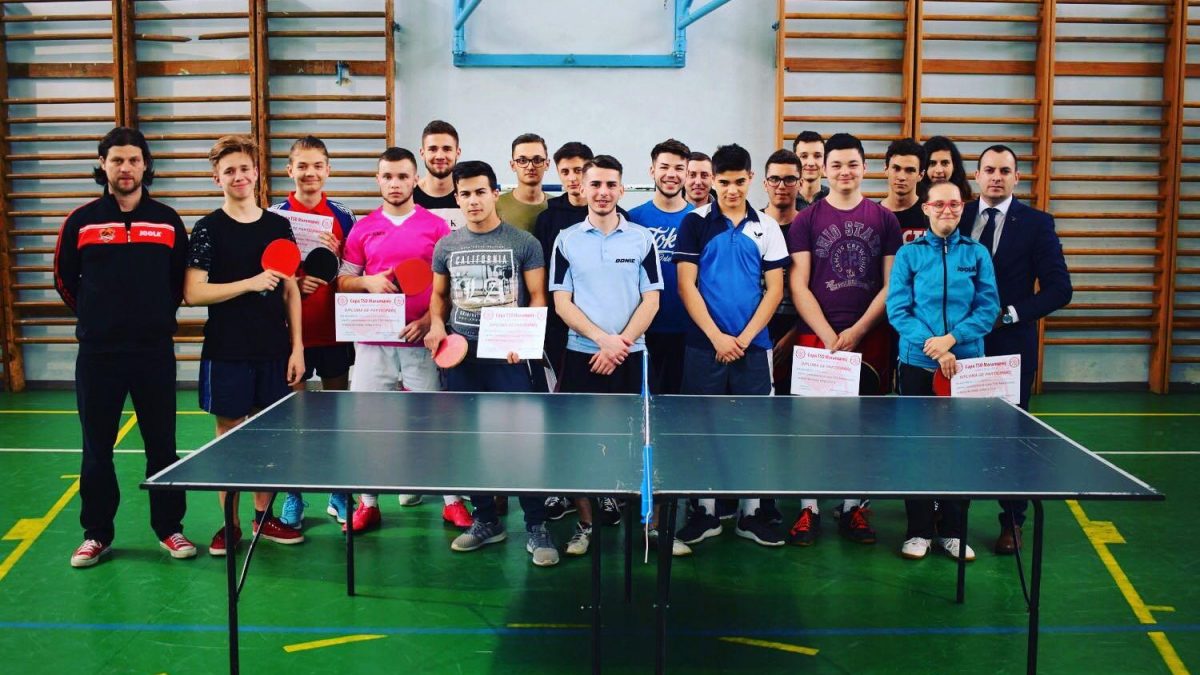 Campionat de TENIS de masă între LICEE, organizat de TSD Maramureș