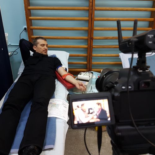 VIDEO. Un nou RECORD de DONATORI de sânge la Sighetu Marmației. Asociația Părinți Salvatori  continuă campania județeană de donare