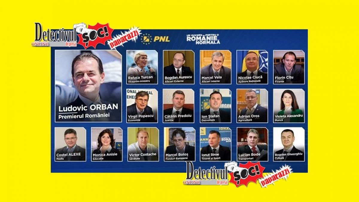 Guvernul PNL: Cine sunt miniștri propuși de premierul desemnat Ludovic Orban