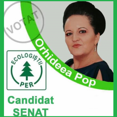 Orhideea Pop, candidat pentru SENAT din partea PER Maramureș: “Vă propun un viitor curat si sănătos”