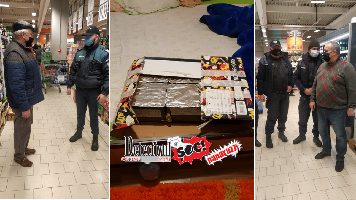 PERCHEZIȚII la DOMICILII. 300 kg de articole pirotehnice ridicate azi de polițiștii maramureșeni
