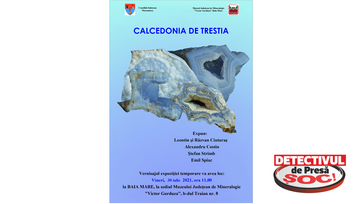 Expoziția ”Calcedonia de Trestia” la Muzeul de Mineralogie Baia Mare
