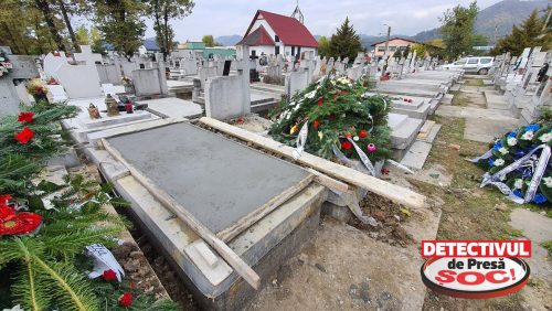 GROPARII BANILOR și MAFIA din cimitirele Băii Mari. Șmecherii cer și de 5 ori PREȚUL pe o groapă săpată, CONTRAR prețurilor afișate. Polițistul Andrei Pop DEZVĂLUIE afacerile la NEGRU după experiența de a-și îngropa TATĂL. JADOR, casierul ILEGAL, protejat de ȘEFA de la primărie, Mirela Agoșton: “Au săpat și doi ciuri-buri”