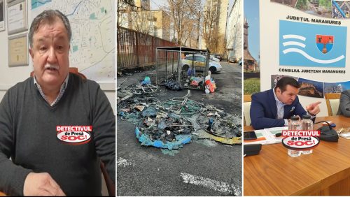 Mihai Apan (Drusal) acuză: Ne distrug, fură și incendiază CONTAINERELE. Primarul Cătălin Cherecheș îi RĂSPUNDE DUR
