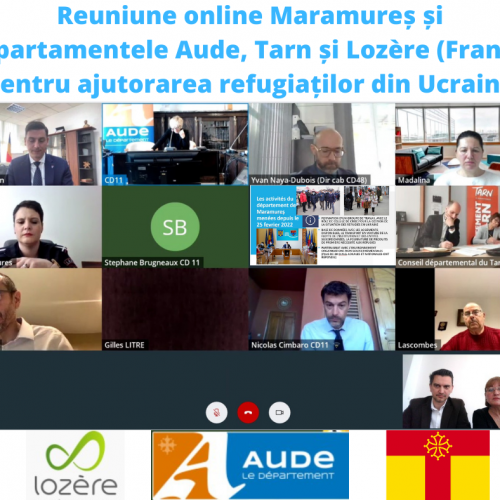 Departamentele franceze Aude şi Tarn cooperează cu judeţul Maramureș pentru a ajuta refugiaţii din Ucraina