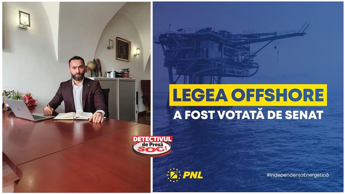Senatorul Țâgârlaș: am votat  în Senat Legea offshore. România va deveni independentă din punct de vedere energetic