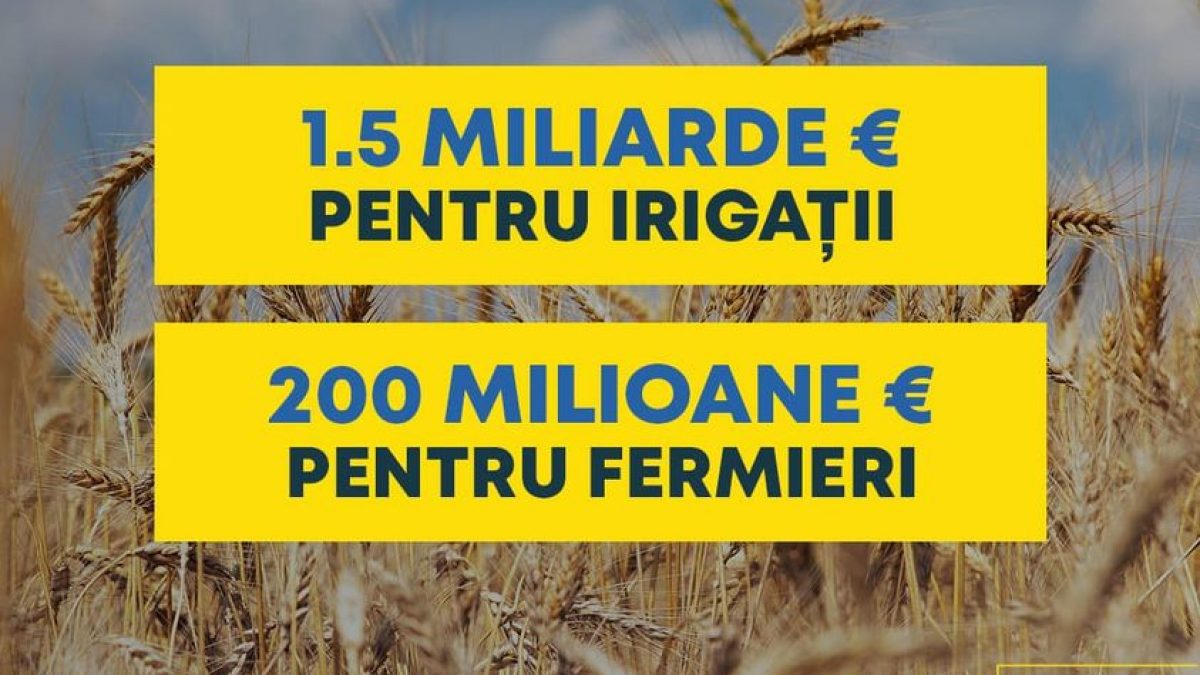 Senatorul Cristian Niculescu Țâgârlaș: Pentru combaterea secetei, în următorii ani, se vor investi 1,5 miliarde de euro