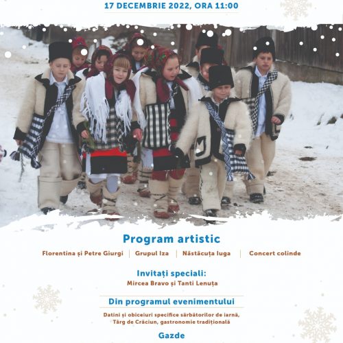 Consiliul Județean Maramureș vă invită la cea de-a XIV-a ediție a evenimentului „Crăciun în Maramureș”