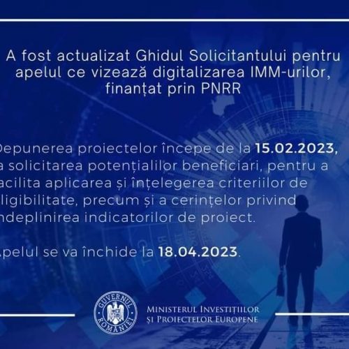 Florin-Alexandru Alexe, deputat PNL: Vești importante pentru mediul de afaceri! A fost amânată lansarea apelului pentru digitalizarea IMM-urilor