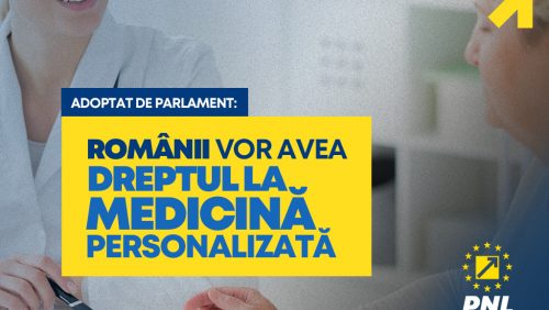 Românii vor avea dreptul la MEDICINĂ PERSONALIZATĂ