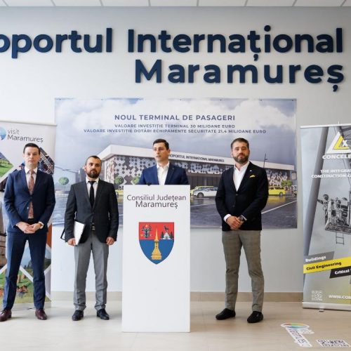 Ionel Bogdan: Avem semnat contractul pentru proiectarea și execuția lucrărilor la noul terminal al Aeroportului Maramureș