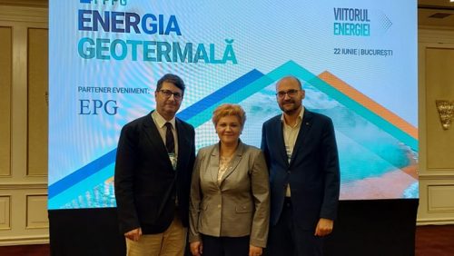 Am participat astăzi la „Viitorul energiei – energia geotermală”, un prim eveniment dedicat viitorului energetic