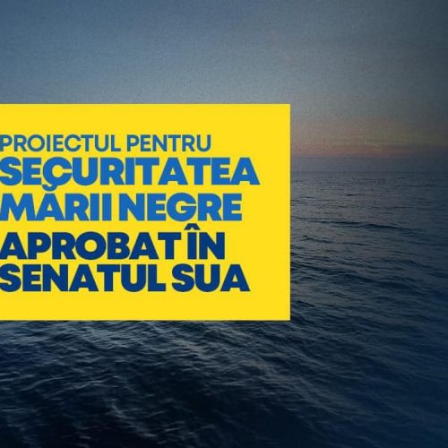 Nicolae Ciucă: “Salut adoptarea de către Senatul SUA a proiectului de lege privind securitatea regiunii Mării Negre”