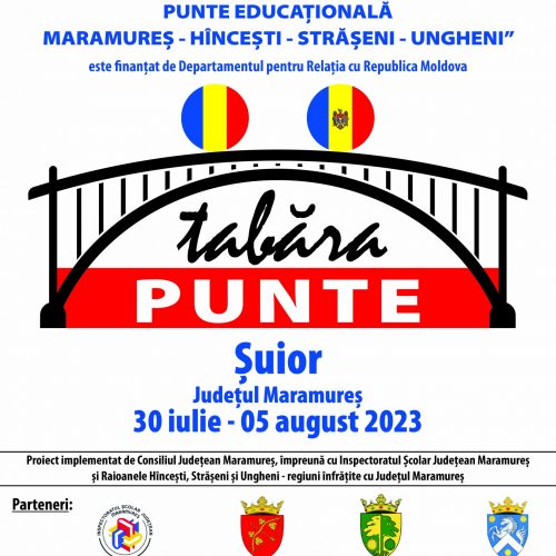 Se dă startul taberei „PUNTE” în Maramureș, pentru 40 de elevi olimpici din România și Republica Moldova