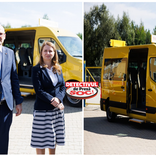 Primele trei microbuze pentru transportul elevilor au fost predate primarilor din Tăuții Măgherăuș, Șomcuta Mare și Seini