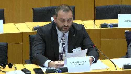 Senatorul Niculescu Țâgârlaș, intervenție în Comisia pentru libertăți civile, justiție și afaceri interne (LIBE) a Parlamentului European