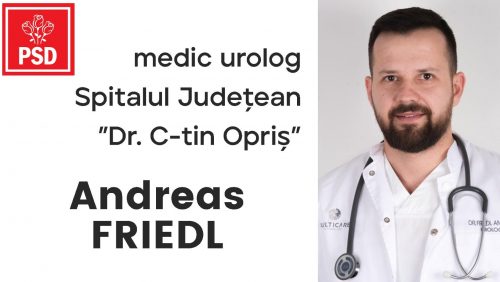 Dr. Andreas Friedl a fost ales vicepreședinte PSD Maramureș pe Domeniul Sănătate!