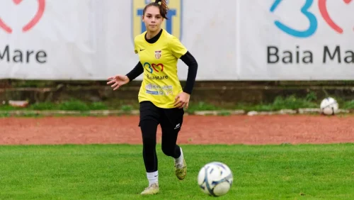 Cândea Andreea, jucătoarea ACS Fotbal Feminin Baia Mare, convocată în Echipa Națională U15