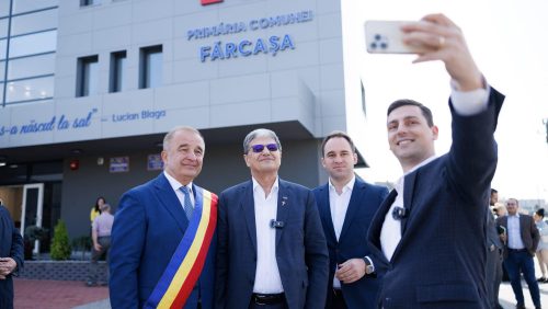 Ministrul Marcel Boloș, vizită în Maramureș la trei dintre cele mai performante administrații publice locale din județ: Dumbrăvița, Fărcașa și Groși