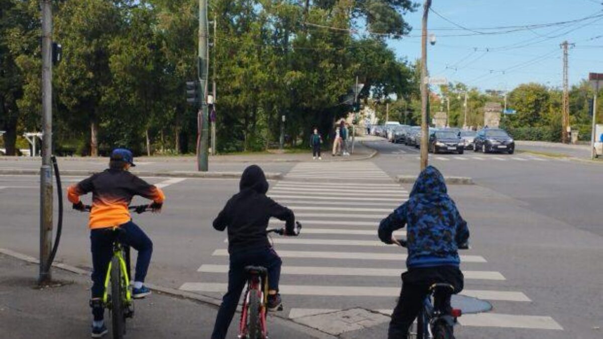 Minorilor sub 14 ani nu le este permis să circule cu bicicleta pe drumurile publice!