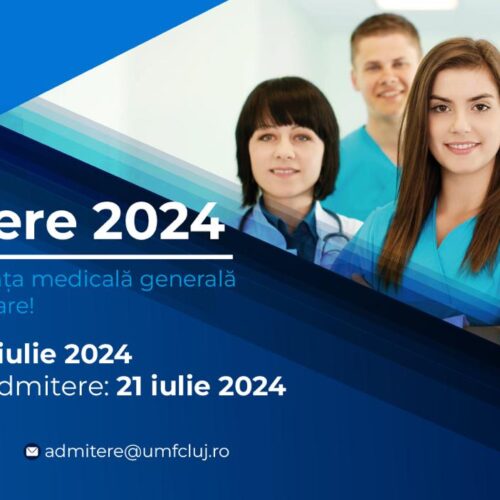 UMF „Iuliu Hațieganu” din Cluj-Napoca a început înscrierile la concursul de admitere pentru anul universitar 2024-2025