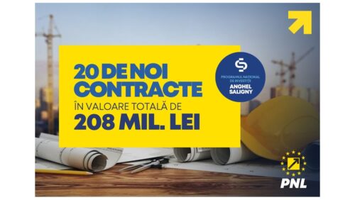 20 de NOI CONTRACTE în valoare TOTALĂ de 208 mil. de lei