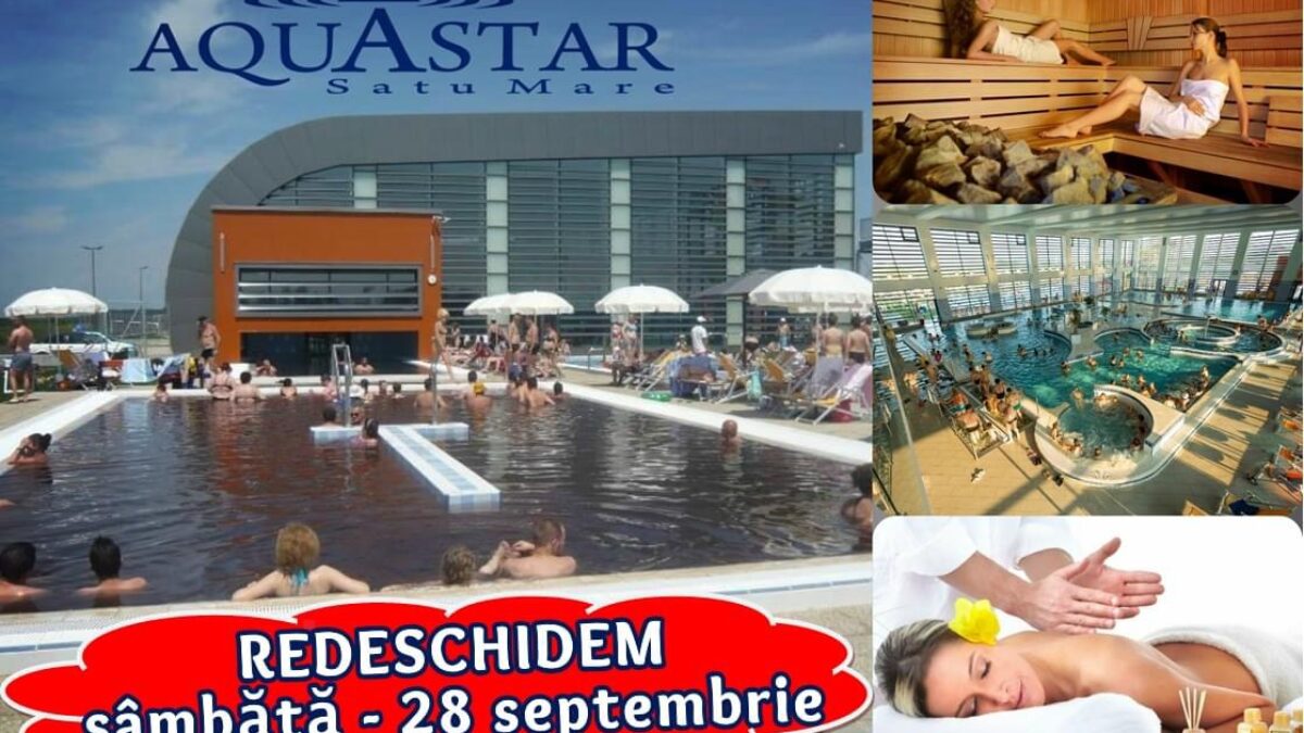 Pe locuri, fiți gata, start! Aquastar își va deschide din nou porțile începând de sâmbătă – 28 septembrie 2024!