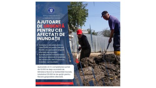 Guvernul suplimentează AJUTOARELE de URGENȚĂ acordate persoanelor afectate de INUNDAȚII