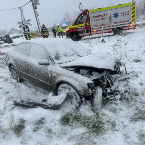 ACCIDENT feroviar produs la trecerea de cale ferată