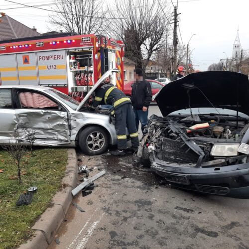 Accident pe strada Oltului din Municipiul Baia Mare