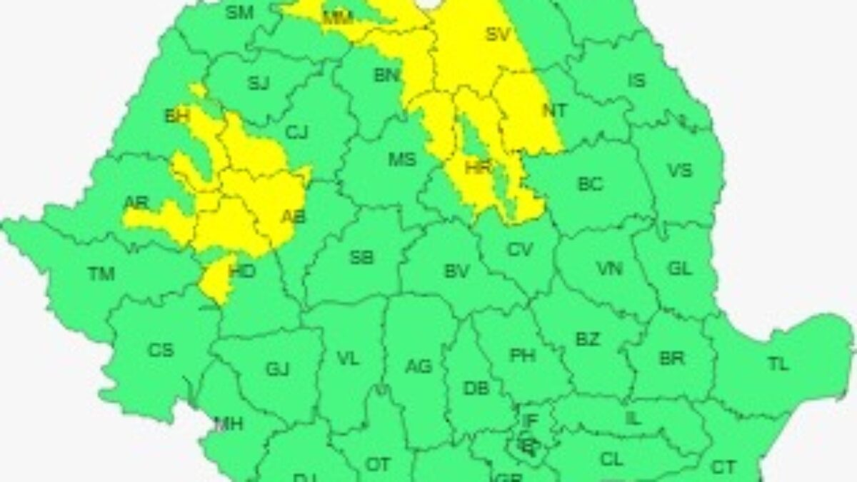 Avertizare meteorologică – intensificări ale vântului