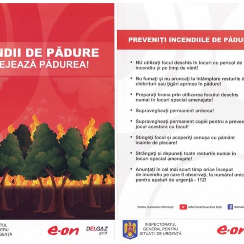 Campanie de prevenire a ARDERILOR NECONTROLATE de VEGETAȚIE. Incendii de vegetație în săptămâna 3-9 martie 2025