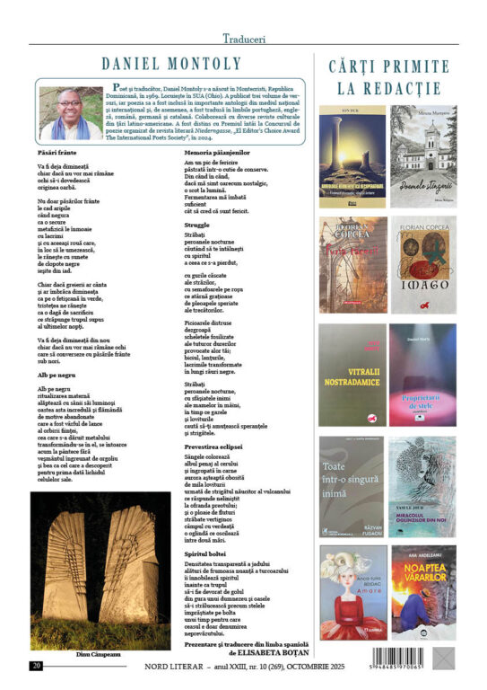 20-543x768 „Nord Literar” 269 – o explozie de idei, literatură și emoție culturală în cea mai nouă ediție a revistei