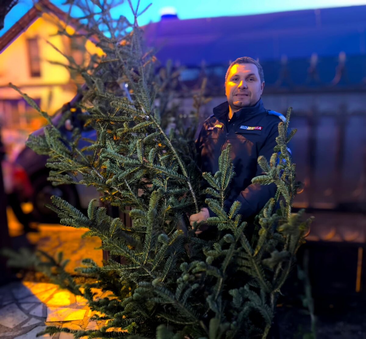 1000181306-1200x1111 „Infracțiune” de Crăciun la Baia Mare: jandarmii, surprinși împodobind bradul copiilor dintr-o Casă de Tip Familial