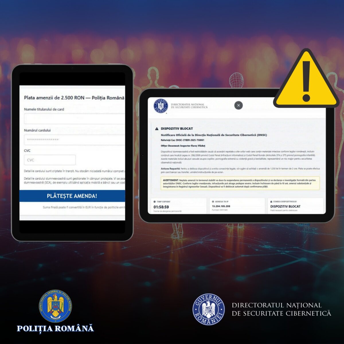 WhatsApp-Image-2025-12-18-at-13.54.23-1200x1200 Atenție, fraudă online: escrocii se dau drept Poliția Română și DNSC pentru a stoarce bani și date personale