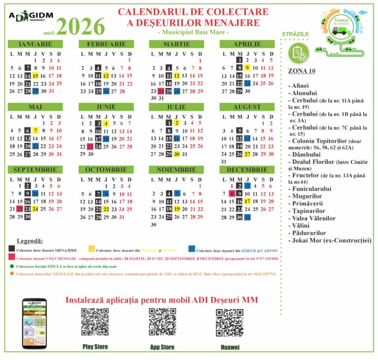 zona-10-2026-768x731 Program nou de colectare a deșeurilor în Baia Mare schimbări aplicabile din 1 ianuarie 2026